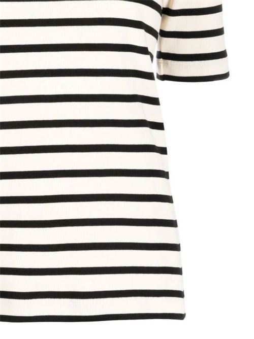 T-shirt a righe lavorata a maglia Jil Sander | J40GC0111J46497080